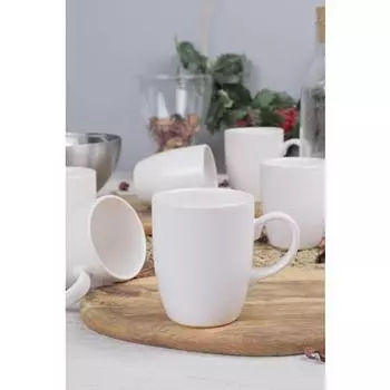 Кружка Keramika Matte White Cloud 9 см 6 шт.