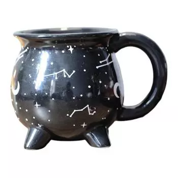 Кружка-котел Созвездие Чайная чашка 350 мл Уникальная керамическая кружка Подарки на Хэллоуин для друзей B