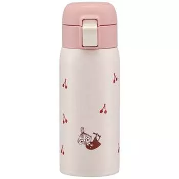Кружка-кружка из нержавеющей стали Skater Warm/Cold Vacuum Double Structure Direct Drinking Bottle One Touch Open 350 мл Little My Moomin STOT3-A