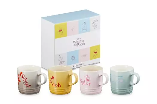 Кружка Le Creuset Disney Winnie the Pooh 350 мл 4 шт. японская [Авторизованный продукт]