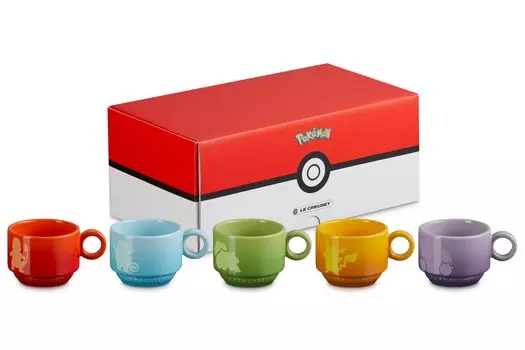 Кружка Le Creuset Pokemon Stacking Mug, японская (5 кусков) [Авторизованный продукт]