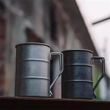 Кружка Marco из нержавеющей стали 304 для улицы, индустриальный стиль, ретро, старые креативные кружки для кофе, кемпинга, пикника, пива 301-400ml