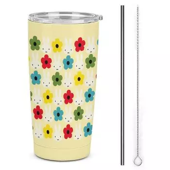 Кружка Miffy Tumbler Mug Coffee Cup Convenience Store Cup Бутылка для воды Direct Drinking из нержавеющей стали с крышкой Portable Strawberry Character Goods 600 мл