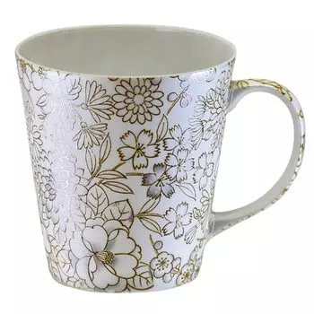 Кружка Mino Ware Light для микроволновки, сделано в Японии, прибл.. 380 мл, Safe, Koyuzen, Made, Gold, HYM-3053D золотой