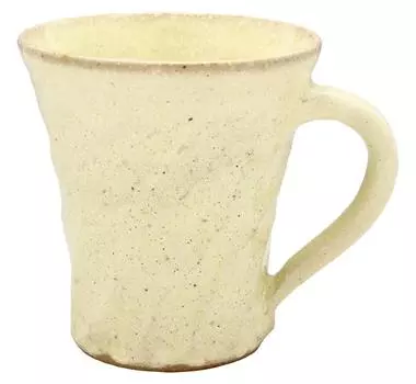 Кружка Mino Ware Nejiri, емкость примерно 240 мл, косметическая, Konahiki, сделано в Японии Shinji Akane (В коробке) 069-0031 белый