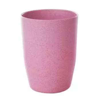 Кружка Небьющаяся компактная чашка для зубной щетки в ванной комнате из полипропилена для кухни розовый