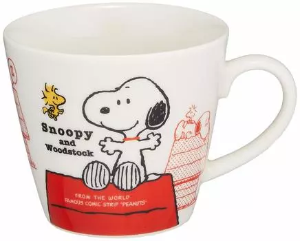 Кружка Newbon PEANUTS Snoopy s House 270 мл белая 603132