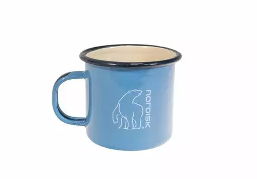 Кружка NORDISK Outdoor Camp Madam Blue эмалированная Bla Sky Blue L 350 мл японская 119084 (Мадам Кубок) [Подлинный продукт] небесно-голубой