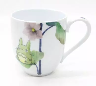 Кружка Noritake 290 см3 Мой сосед Тоторо можно мыть в микроволновке в посудомоечной машине баклажан тонкий фарфор VT91086/1704-1