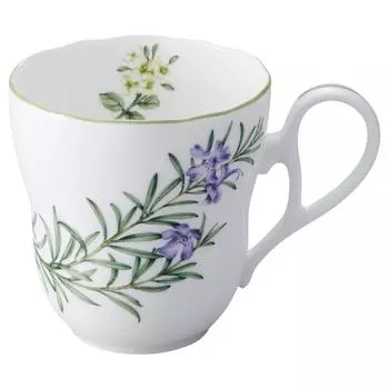 Кружка Noritake 295 куб. см. Английские травы, розмарин, костяной фарфор, подходит для микроволновой печи T97855/4942