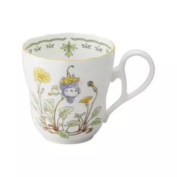 Кружка Noritake 375 куб. см Мой сосед Тоторо безопасна для микроволновой печи 1 шт. костяной фарфор TT97855/4924-7