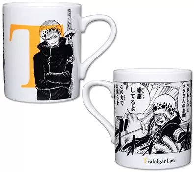 Кружка ONE PIECE Trafalgar Law с буквой «T» Ограниченный товар