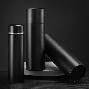 Кружка Подарочная кружка Мода 304 Нержавеющая сталь Простая деловая кружка Автомобильная кружка 500ml чёрный