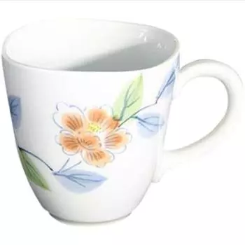 Кружка Ranchant Multi Sasanqua Flower Arita Ware, сделано в Японии (красный) 11,4x8x8,5см