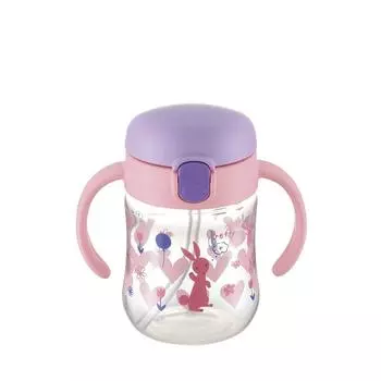 Кружка Richell Try Spout Mug 200 мл розовая Новая кружка с носиком, которую можно пить с 5 месяцев, сосать или наклонять в двух направлениях розовый