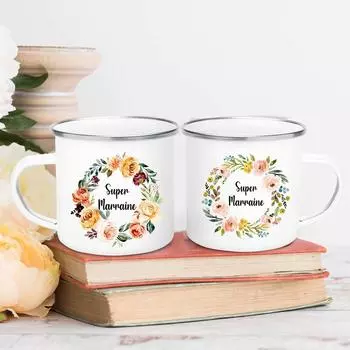 Кружка с принтом «Super Godmother», дорожная чашка для кофе, чашки для напитков, оригинальные кружки для друзей, оригинальные чашки для завтрака, для сублимации в баре 360ml