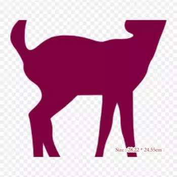 Кружка с силуэтом оленя, утюг с термопереносной печатью, виниловые нашивки, наклейки для одежды, аппликации «сделай сам», моющиеся нашивки