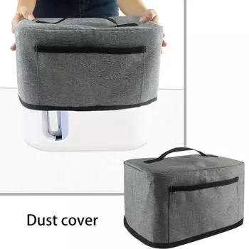 Кружка с термопрессом, пылезащитный чехол с карманами, устойчивый к царапинам, водостойкий, легко снимается, защитный чехол без молнии серый