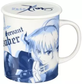Кружка Saber с крышкой Fate/Zero