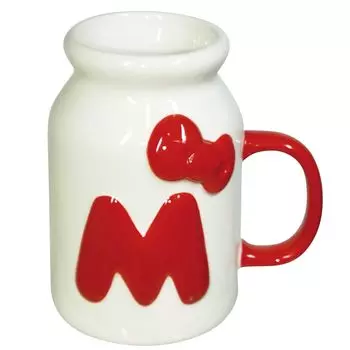 Кружка Sanrio Hello Kitty 50th Anniversary Milk Bottle Бутылка для молока Hello Kitty Sanrio Goods Посуда SAN4358 белый