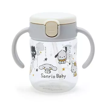 Кружка Sanrio из полипропилена Sanrio Characters Richel Straw Mug Star Grey 693481 (Санрио Бэби) (PP) (Санрио Бэби) серый