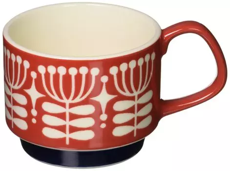 Кружка штабелируемая Fikka корпорации Showa Izawa, красная 29571 красный