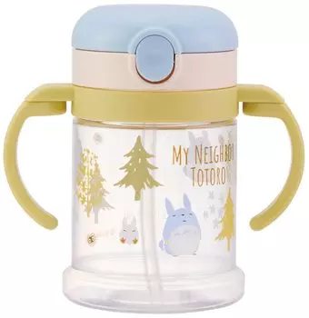 Кружка Skater Baby Mug My Neighbor Totoro Forest 260 мл с трубочкой Studio Ghibli KSHW1N-A