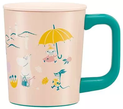 Кружка скейтера с крышкой из нержавеющей стали, стакан 320 мл, цвет Moomin STMG3F-A