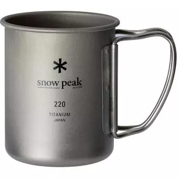 Кружка Snow Peak Titanium Single Mug 220 Mg 141 [кружка для улицы]