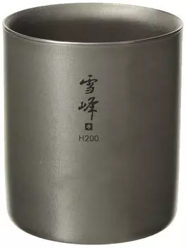 Кружка Snow Peak Titanium Stacking Mug Yukimine