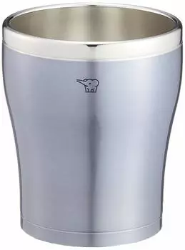 Кружка-стакан Zojirushi Mahobin из нержавеющей стали с двойной вакуумной теплоизоляцией и холодной изоляцией 300 мл прозрачно-голубого цвета SX-DN30-AC