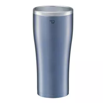 Кружка-стакан Zojirushi Mahobin из нержавеющей стали с двойной вакуумной теплоизоляцией и холодной изоляцией 600 мл, прозрачная синяя SX-DN60-AC