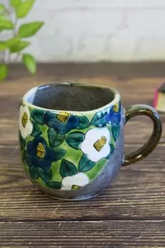 Кружка Стильная посуда Kutani Ware Кружка Camellia Pottery Luxury Brand Сделано в Японии