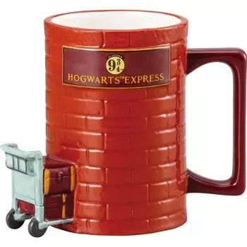 Кружка Sunart 370 мл 9 и платформа SAN3737 Гарри Поттер прибл.. 3/4 бежевый