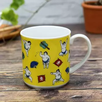 Кружка Waza no Kura Kutani Ware, керамическая посуда Sumo класса люкс, изготовленная в Японии, подарок на шестидесятилетие