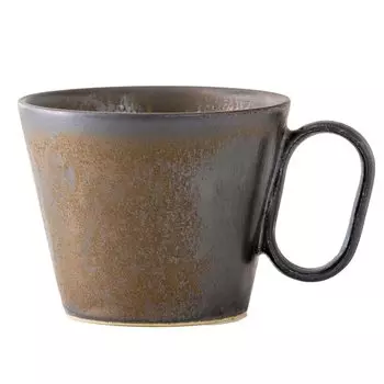 Кружка Wired Beans Кружка Wired Beans Mug прослужит всю жизнь, Shigaraki ware, золотистого цвета, черная кружка 240 мл в домашней кедровой коробке