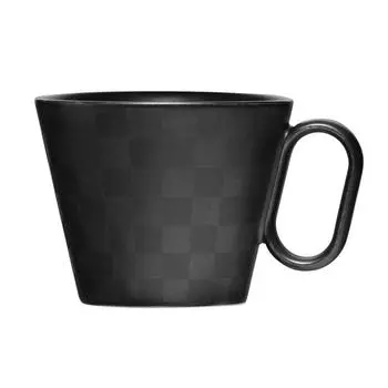 Кружка Wired Beans Кружка Wired Beans прослужит всю жизнь Кружка Arita Ware Regular Checkered Mug 240 мл (Черный матовый)