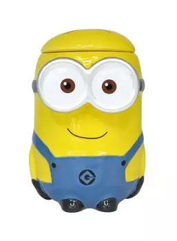 Кружка Yamani Minion 3D с крышкой xx D14см 10381 Желтая приблизительно. В13,5 Ш9,5