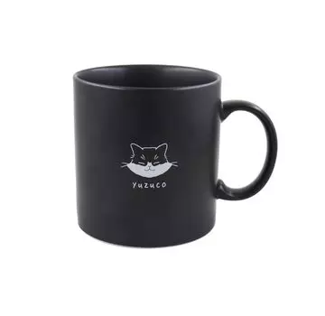 Кружка Yuzuco, 360 мл, кот Сиба-ину, милый подарок большой вместимости, сделано в Японии, ручная работа мастеров (Кошка)