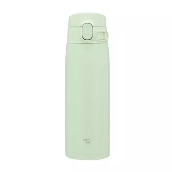Кружка Zojirushi Mahobin из нержавеющей стали, бутылка для воды, большая емкость 600 мл, одно касание, бесшовная, только 3 точки ухода, фисташково-зеленый SM-VB60-GM