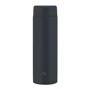Кружка Zojirushi Mahobin из нержавеющей стали, бутылка для воды, 600 мл, винтового типа, можно мыть в посудомоечной машине, бесшовная, только 2 точки ухода, черная SM-GS60-BA