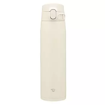 Кружка Zojirushi Mahobin из нержавеющей стали, бутылка для воды, большая емкость 720 мл, однокнопочный тип, бесшовная, только 3 точки обслуживания, песочно-бежевый SM-VB72-CM