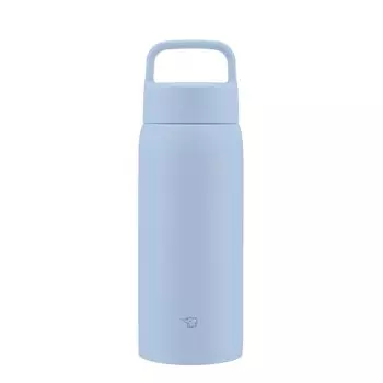 Кружка Zojirushi MahobinMug для воды 800 мл с ручкой винтового типа, бесшовная, 2 точки ухода, морозно-голубая SU-DA80-AM