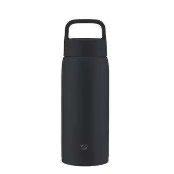 Кружка Zojirushi MahobinMug для воды 800 мл с ручкой винтового типа, бесшовная, 2 точки ухода, угольно-черная SU-DA80-BM