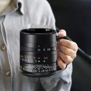 Кружки для кофе в виде объектива камеры, кружка 11 унций, кружка для фотоаппарата в виде детали