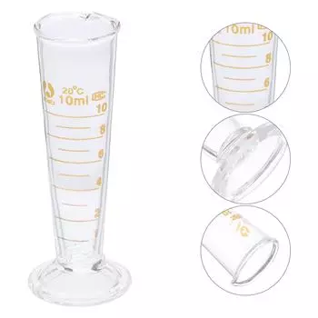 Кружки Мерный стакан Устройство Мелкие инструменты Градуированные лабораторные принадлежности для экспериментов Детские прозрачный