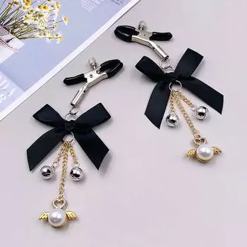 Крылья ангела, сексуальные сиськи, клипсы, товары для любовников, колокольчики, набор женских сосков, стимулирующие сиськи, дразнящие игрушки