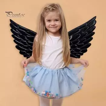 Крылья ангела унисекс костюм аксессуар для взрослых и детей блестящие крылья для косплея реквизит для вечеринки на Хэллоуин сценическое представление камуфляжный