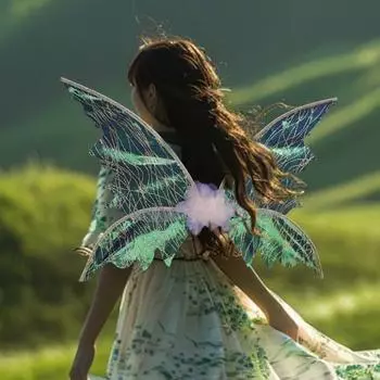 Крылья бабочки, накидка в виде крыла феи, украшение, складная конструкция, сверхлегкий костюм для косплея бабочки для сцены чёрный