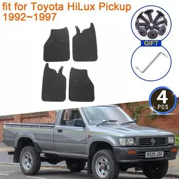 Крылья для Toyota HiLux Pickup 1988 ~ 1997, аксессуары 1993, 1994, 1995, 1996, брызговики, брызговики, передние и задние